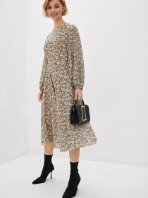 Платье миди ISSA Plus модель 13078_multicolor Фото