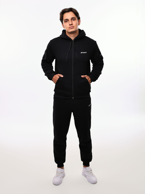Костюм спортивный мужской Чёрный LUMO модель 698040 Фото