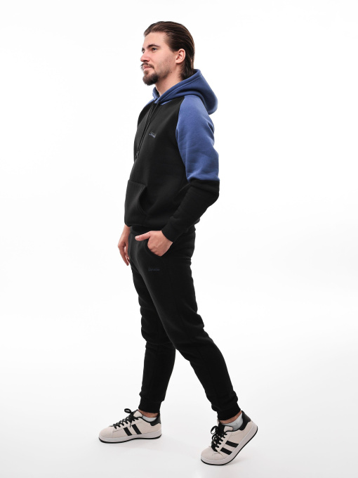 Костюм спортивный мужской Чёрный ЭДЕЛЬВЕЙС модель 701773 Фото