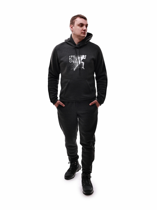 Костюм спортивный мужской Светло-серый LUMO модель 704513 Фото