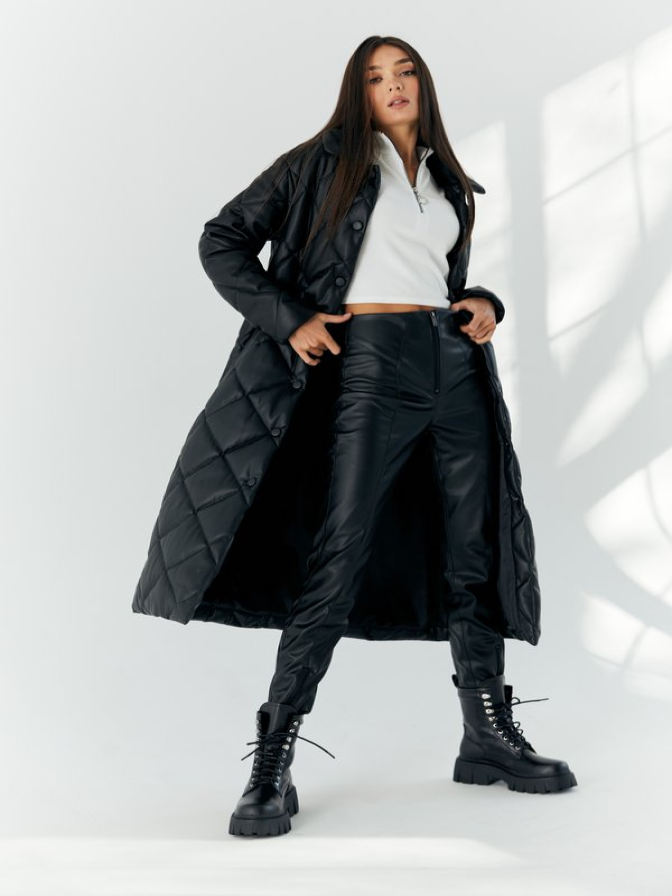 Пальто з утеплювачем Gepur модель 40632 Фото