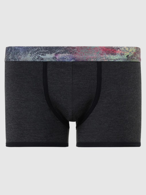 Мужские трусы боксеры Geronimo 1759b1 изящные классические из натуральной ткани. модель 1759b1_Graphite Фото