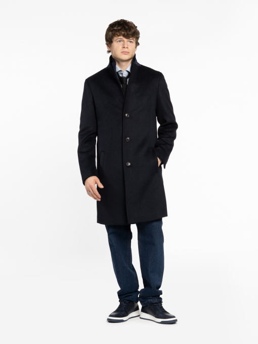 Пальто мужское Arber синее модель M07.09.09.531 Фото