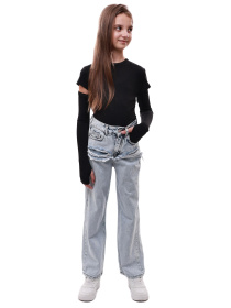 Прямі джинси REAL FOCUS модель 692949 Фото