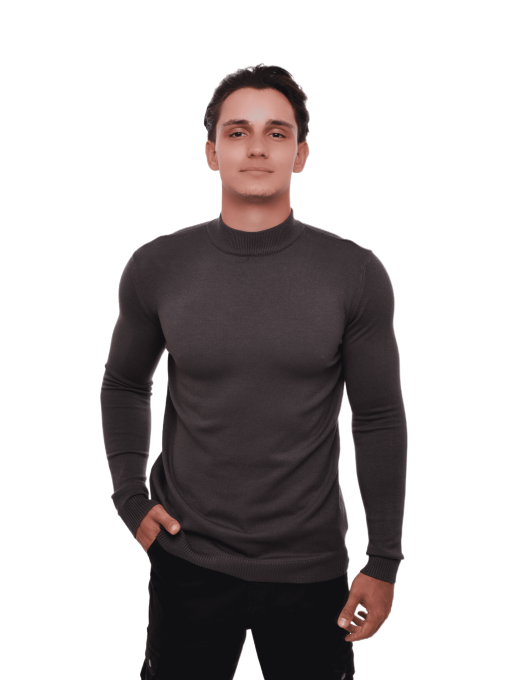 Гольф вязаный мужской Серый STREAM модель 684983 Фото