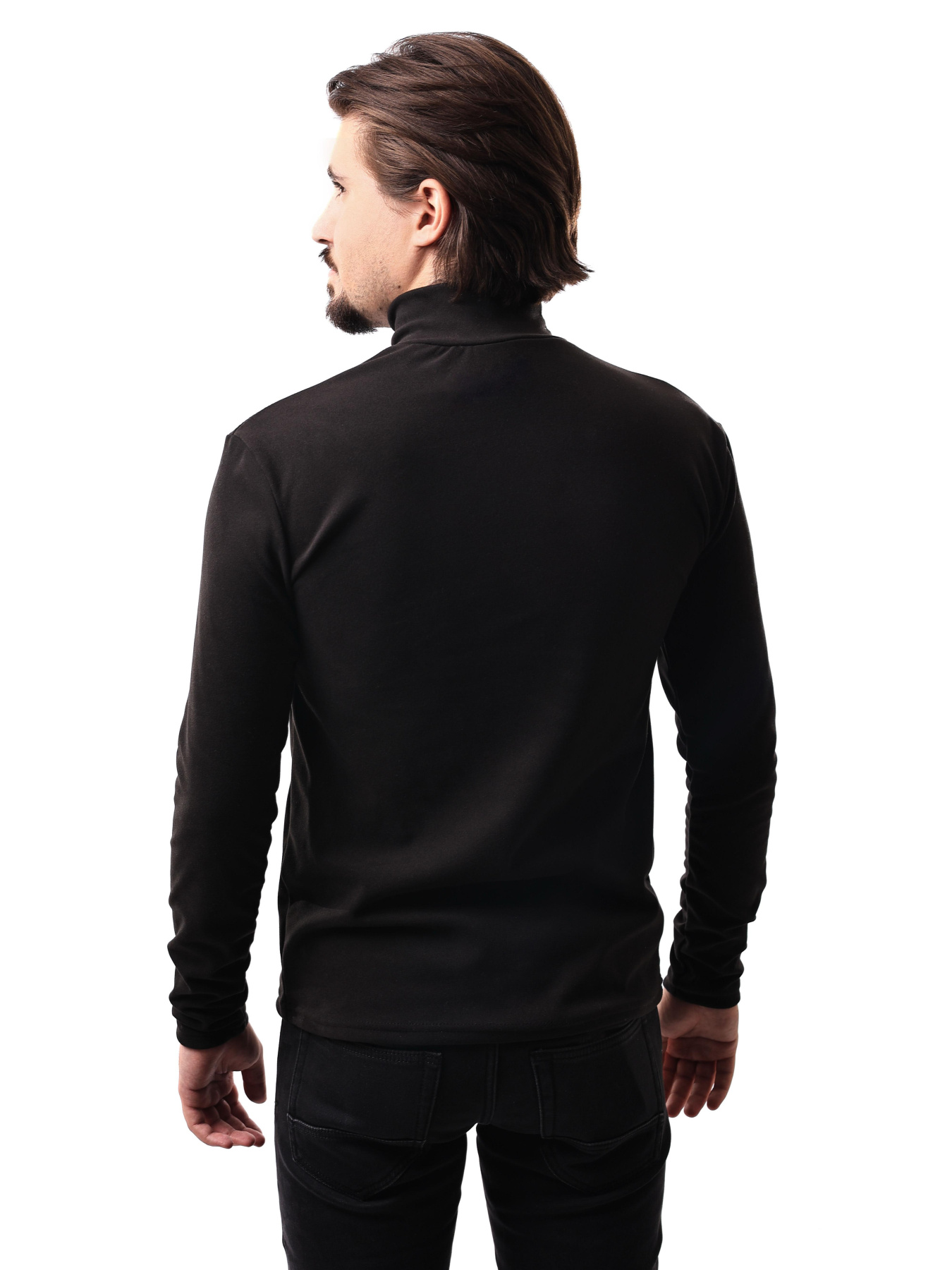 Гольф трикотажный мужской Чёрный LUMO модель 699727 Фото