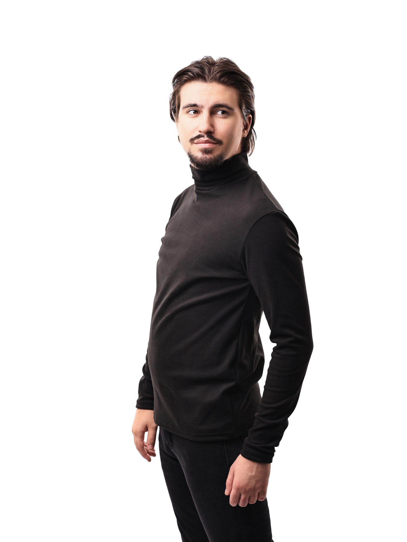 Гольф трикотажный мужской Чёрный LUMO модель 699727 Фото