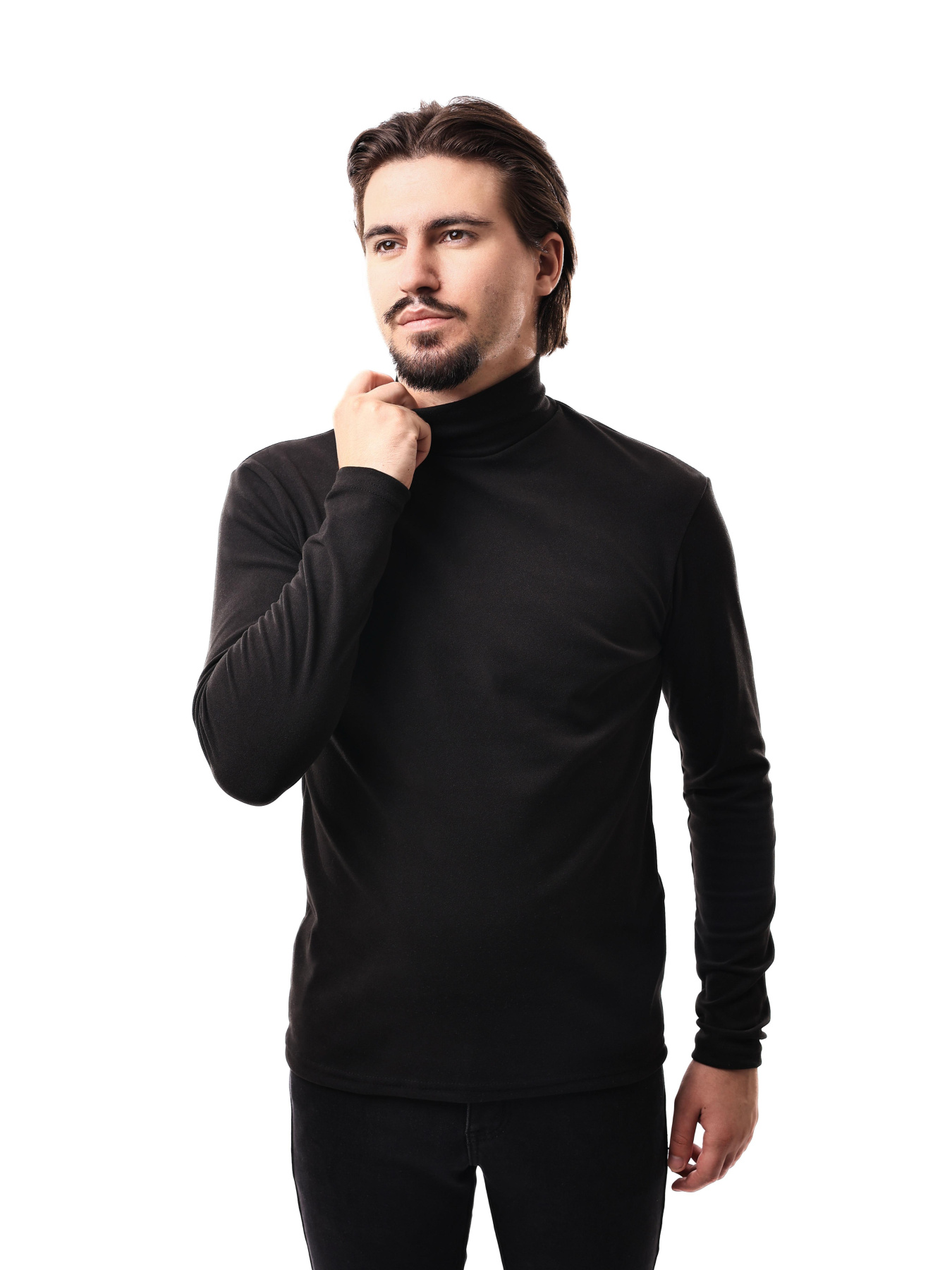 Гольф трикотажный мужской Чёрный LUMO модель 699727 Фото