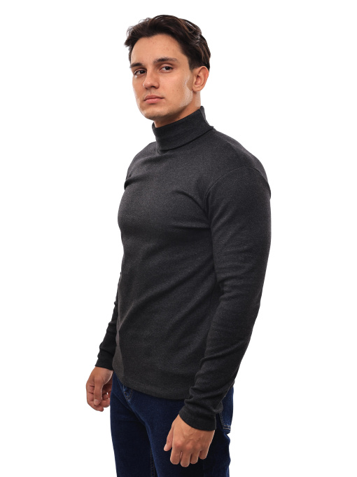 Гольф трикотажный мужской Тёмно-серый LUMO модель 695835 Фото