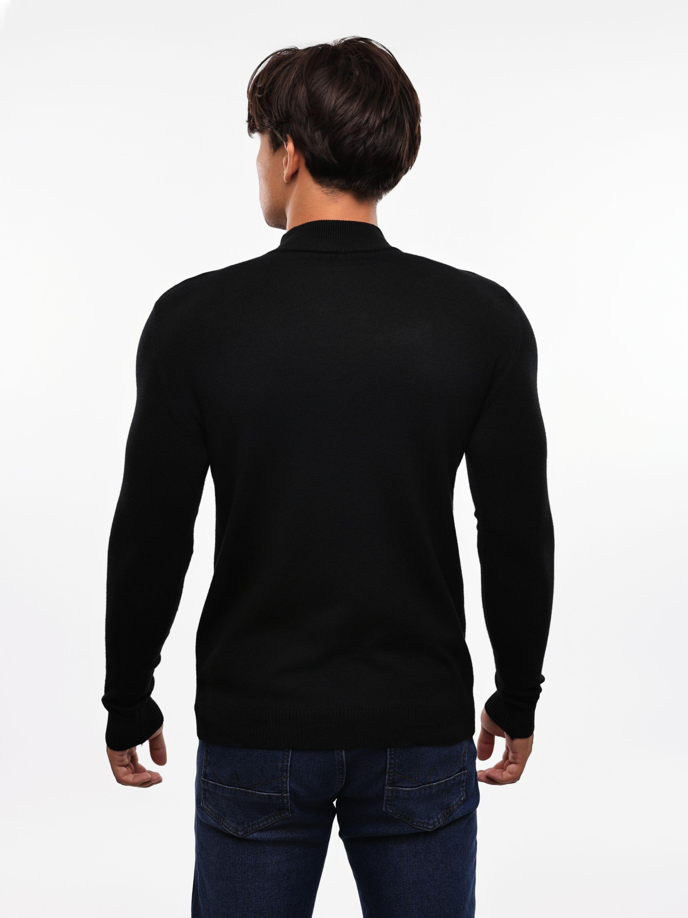 Гольф вязаный мужской Чёрный STREAM модель 689134 Фото