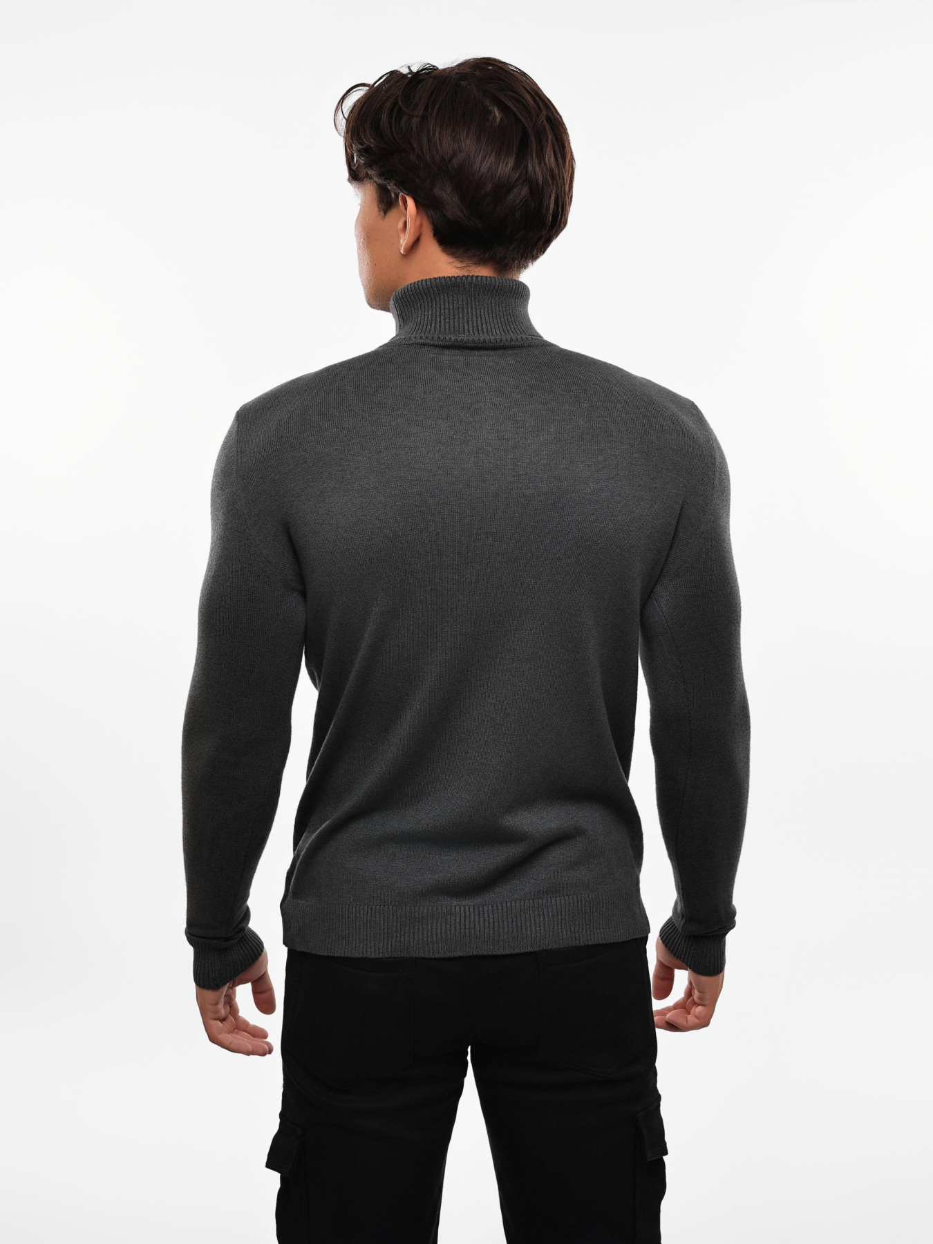 Гольф вязаный мужской Серый STREAM модель 689135 Фото