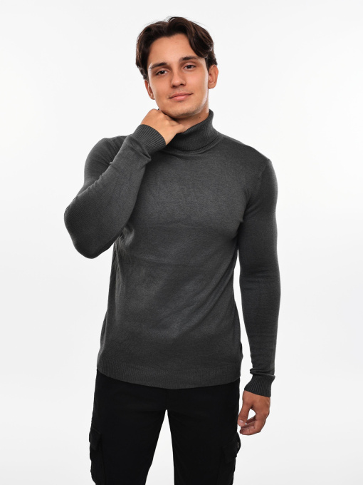 Гольф вязаный мужской Серый STREAM модель 689135 Фото