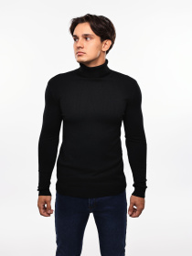 Гольф вязаный мужской Чёрный STREAM модель 689136 Фото