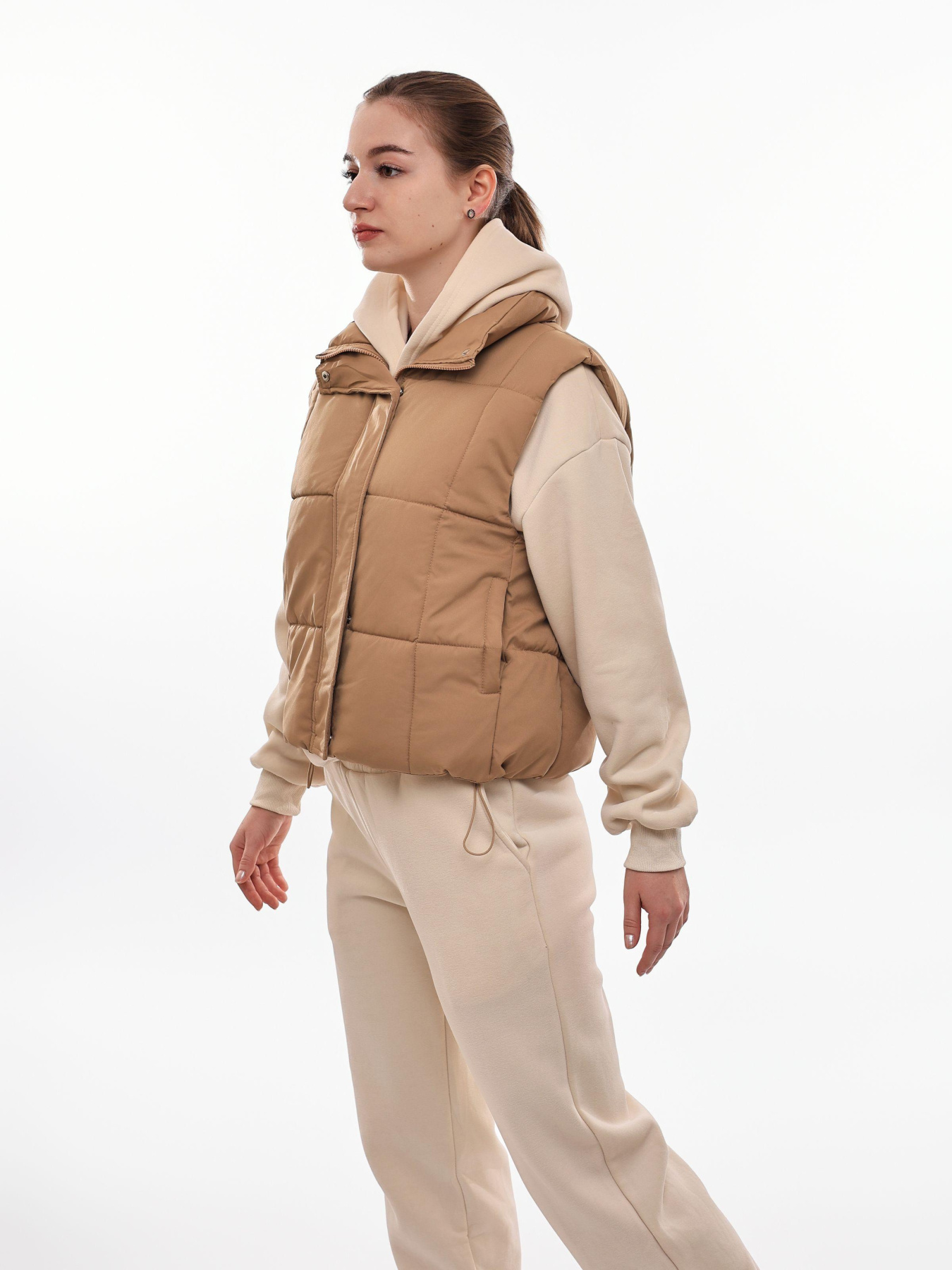 Жилетка женская Бежевый LUMO модель 686934 Фото