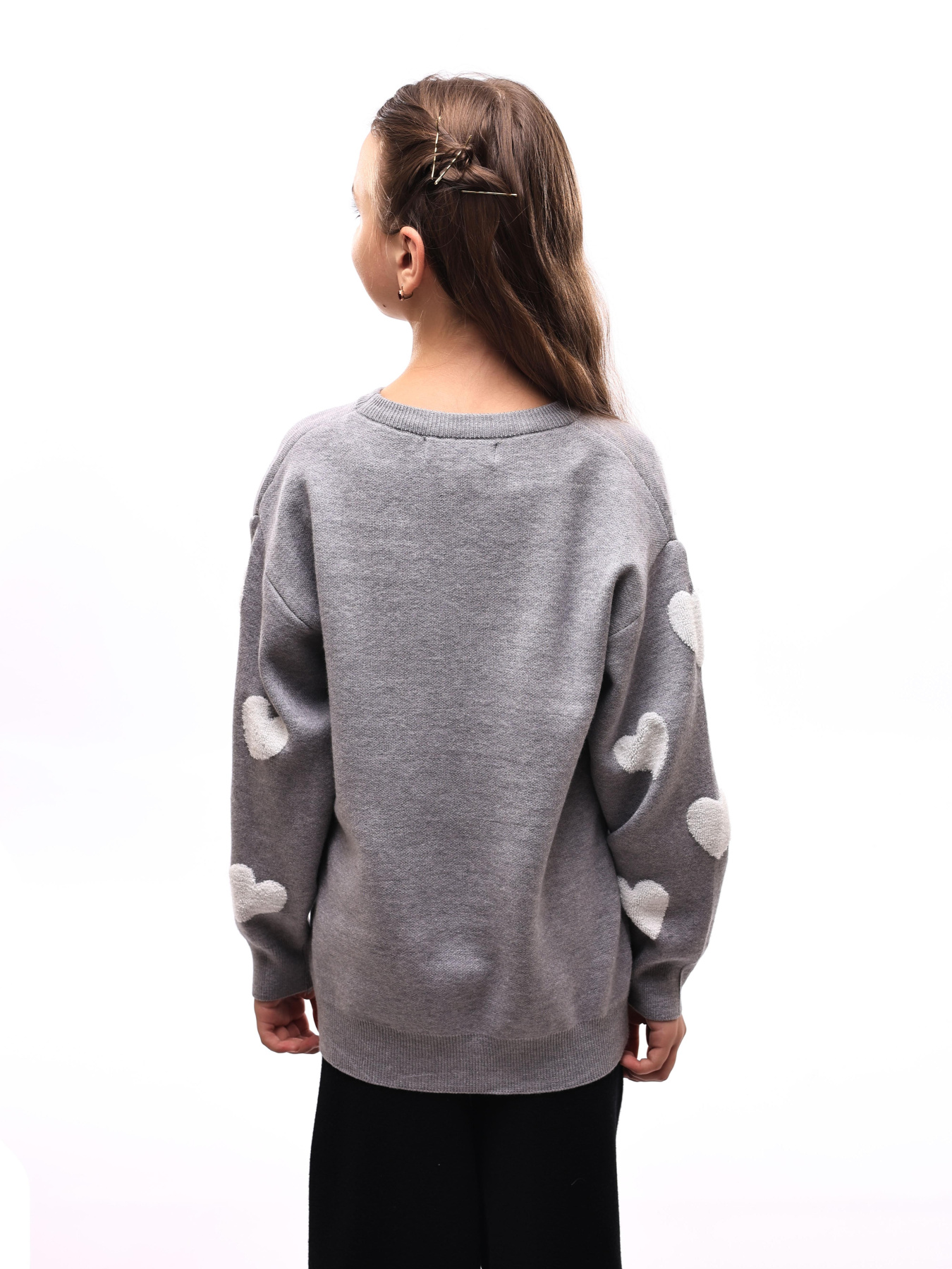 Светр для дівчинки підлітка Сірий LUMO модель 688326 Фото