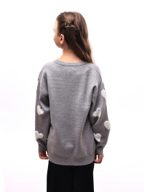 Светр для дівчинки підлітка Сірий LUMO модель 688326 Фото
