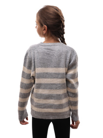 Свитер для девочки подростка Светло-серый STREAM модель 689175 Фото