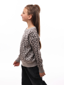 Свитер для девочки подростка Серый LUMO модель 690142 Фото