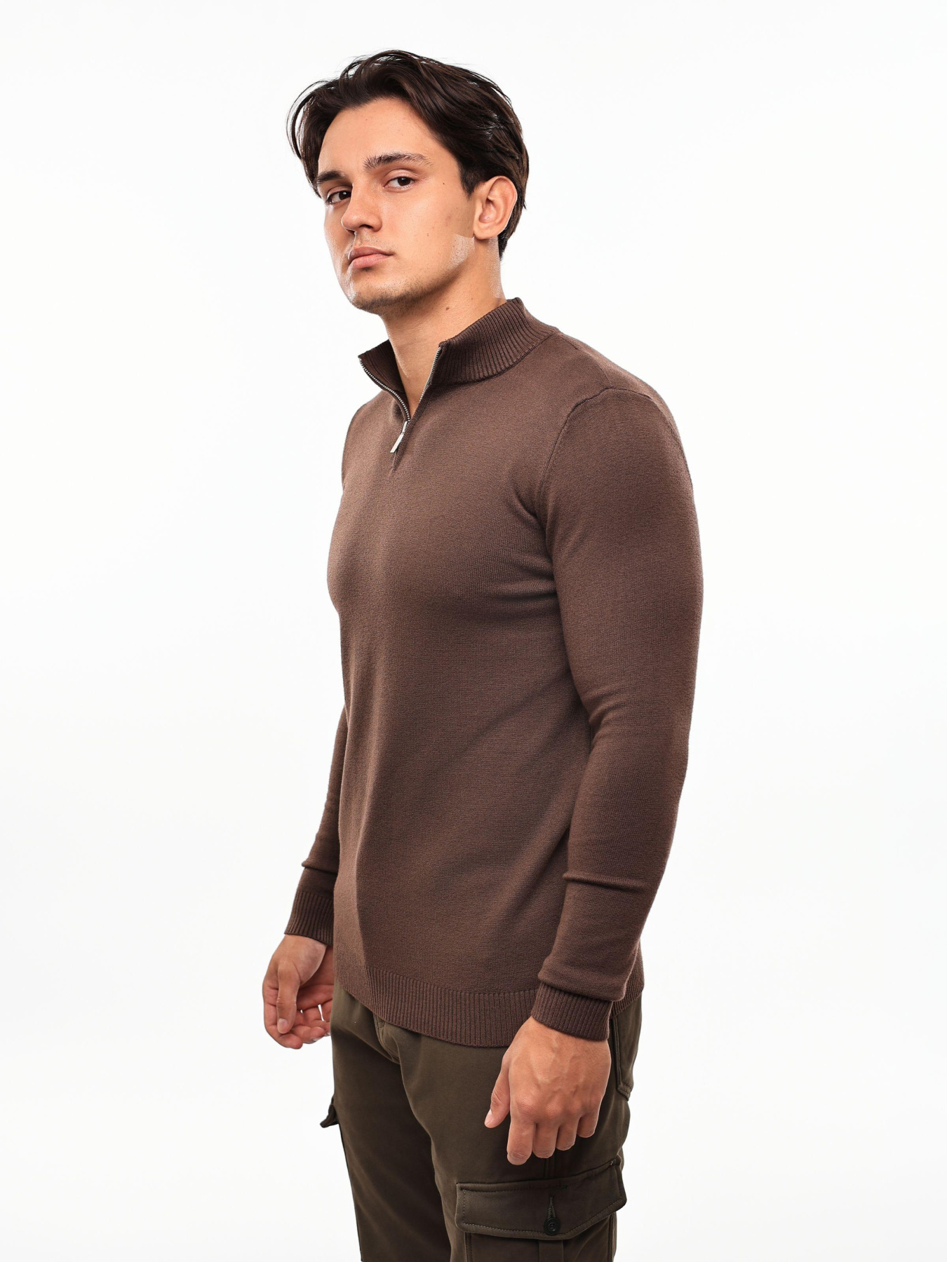 Свитер мужской Коричневый STREAM модель 690253 Фото