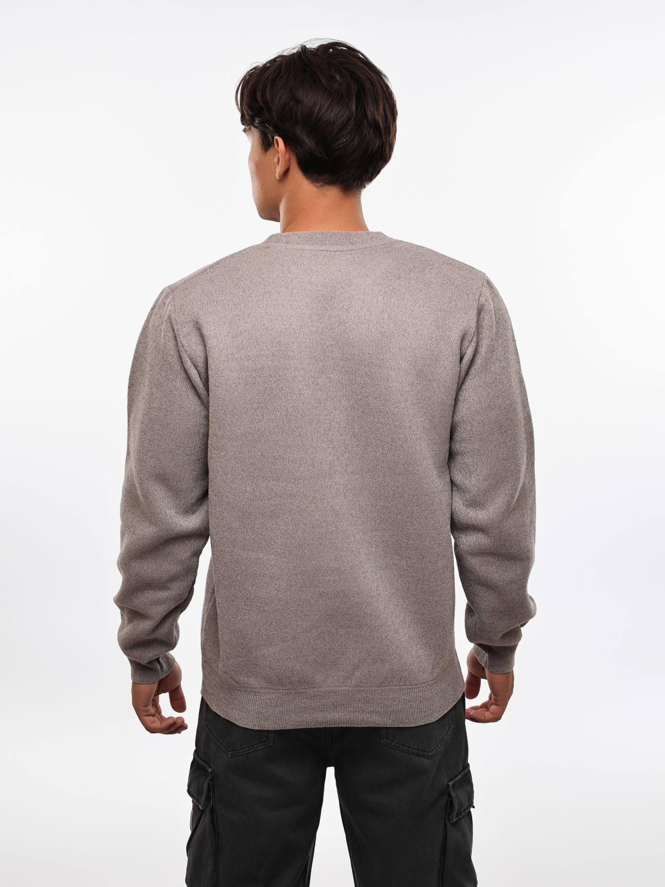 Свитер мужской Светло-серый STREAM модель 691013 Фото