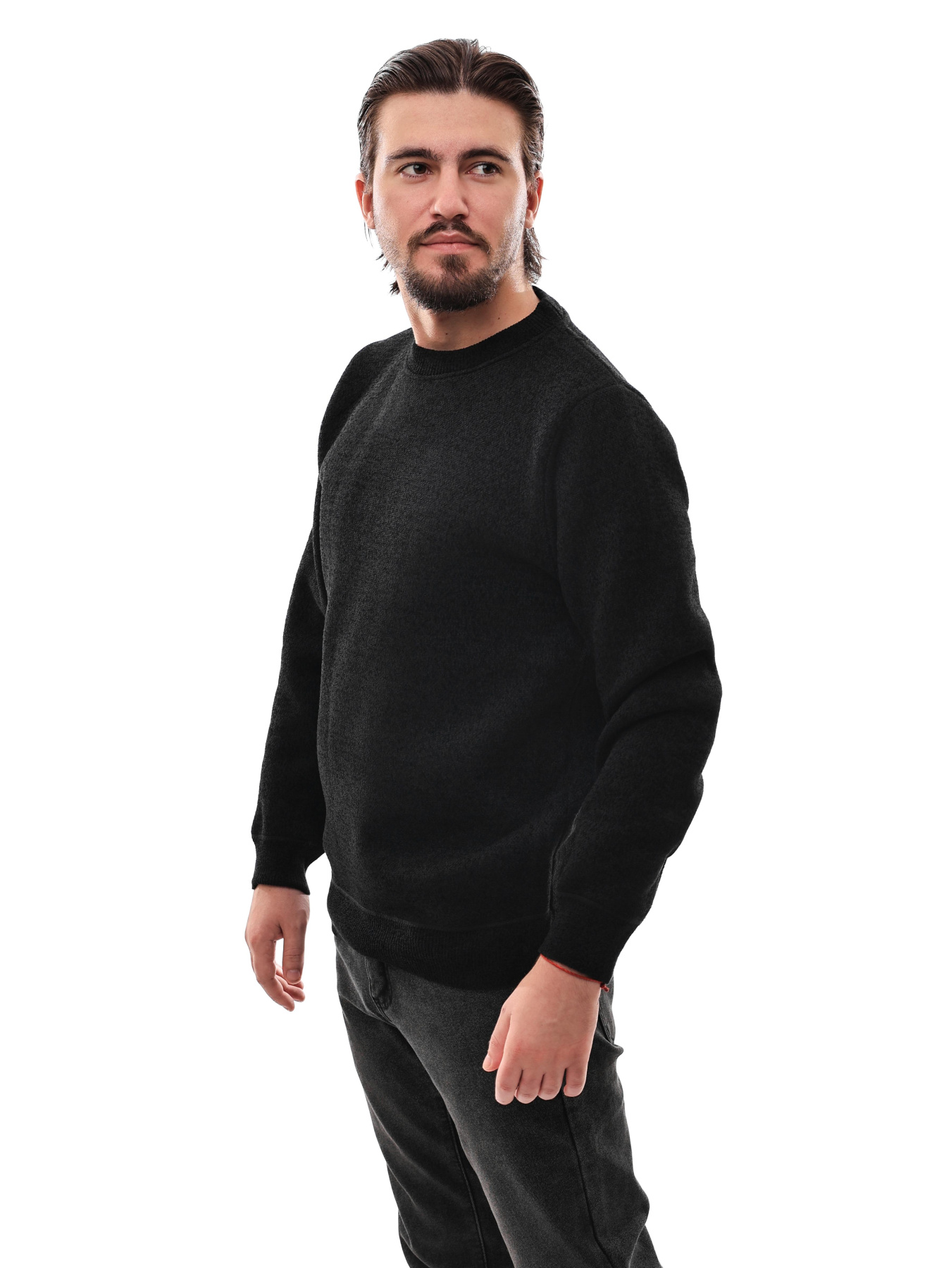 Свитер мужской Чёрный STREAM модель 687902 Фото