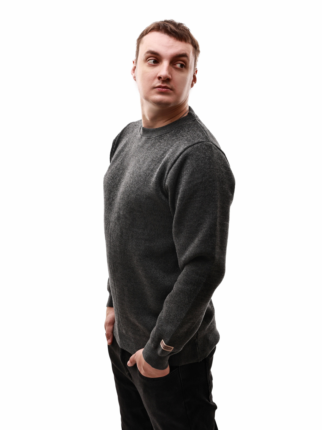 Свитер мужской Серый STREAM модель 690223 Фото