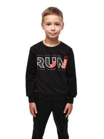 Свитшот для мальчика подростка Чёрный STREAM модель 683723 Фото