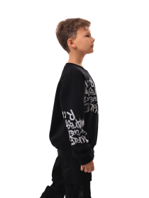 Свитшот для мальчика подростка Чёрный STREAM модель 695609 Фото