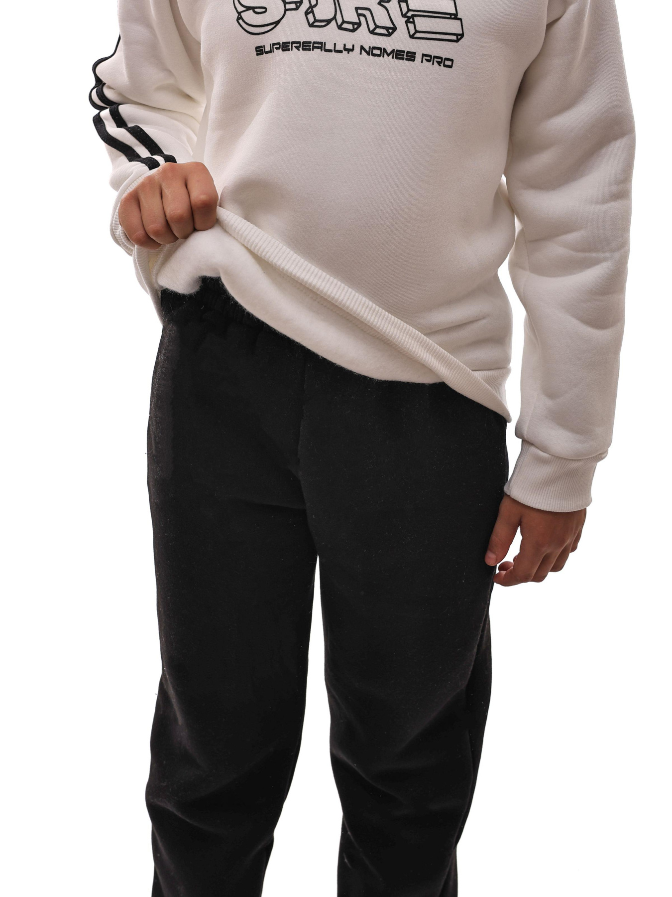 Свитшот для мальчика подростка Молочный STREAM модель 693142 Фото