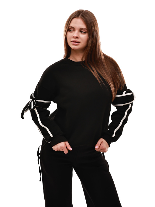 Свитшот женский Чёрный STREAM модель 694569 Фото