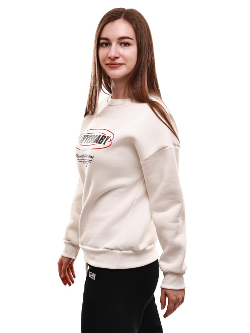 Свитшот женский Молочный LUMO модель 700696 Фото