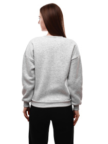 Свитшот женский Светло-серый LUMO модель 700697 Фото