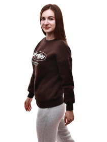 Свитшот женский Тёмно-коричневый LUMO модель 700698 Фото