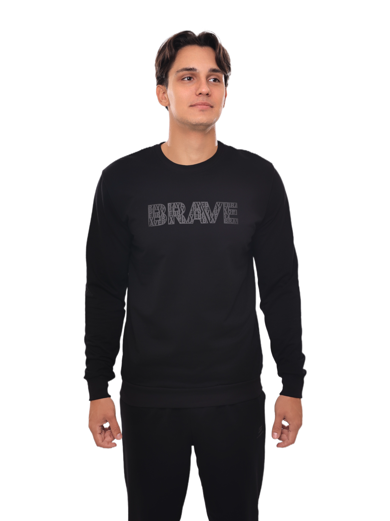 Свитшот мужской Чёрный STREAM модель 683645 Фото