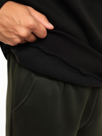 Свитшот мужской Чёрный LIKE модель 694842 Фото