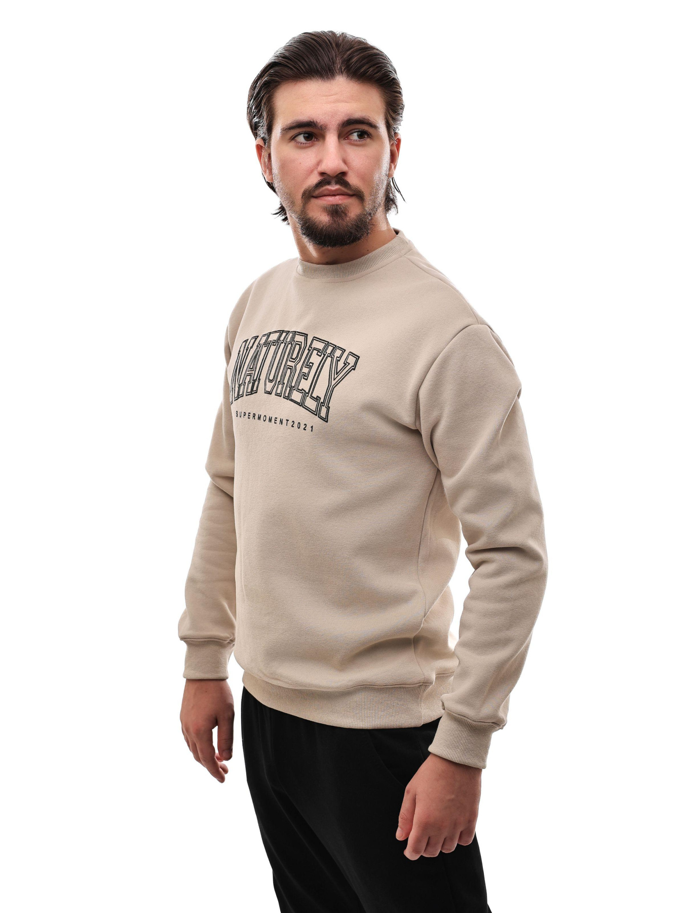 Свитшот мужской Бежевый LUMO модель 689157 Фото