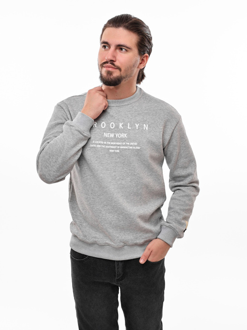 Свитшот мужской Серый LUMO модель 690403 Фото