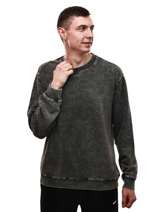 Свитшот мужской Чёрный LUMO модель 690730 Фото