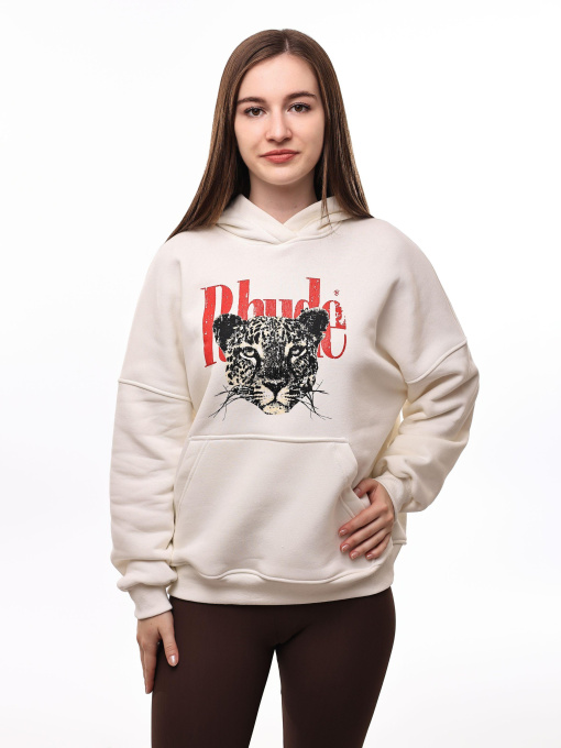 Худи женские Молочный STREAM модель 698008 Фото