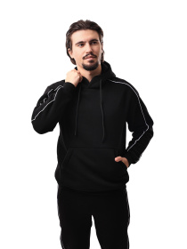 Худи мужские Чёрный LUMO модель 694560 Фото