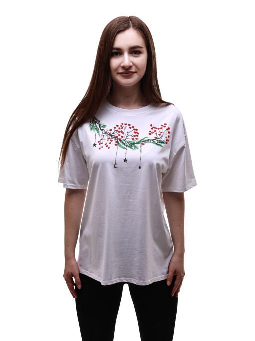 Футболка женская Белый LUMO модель 696608 Фото