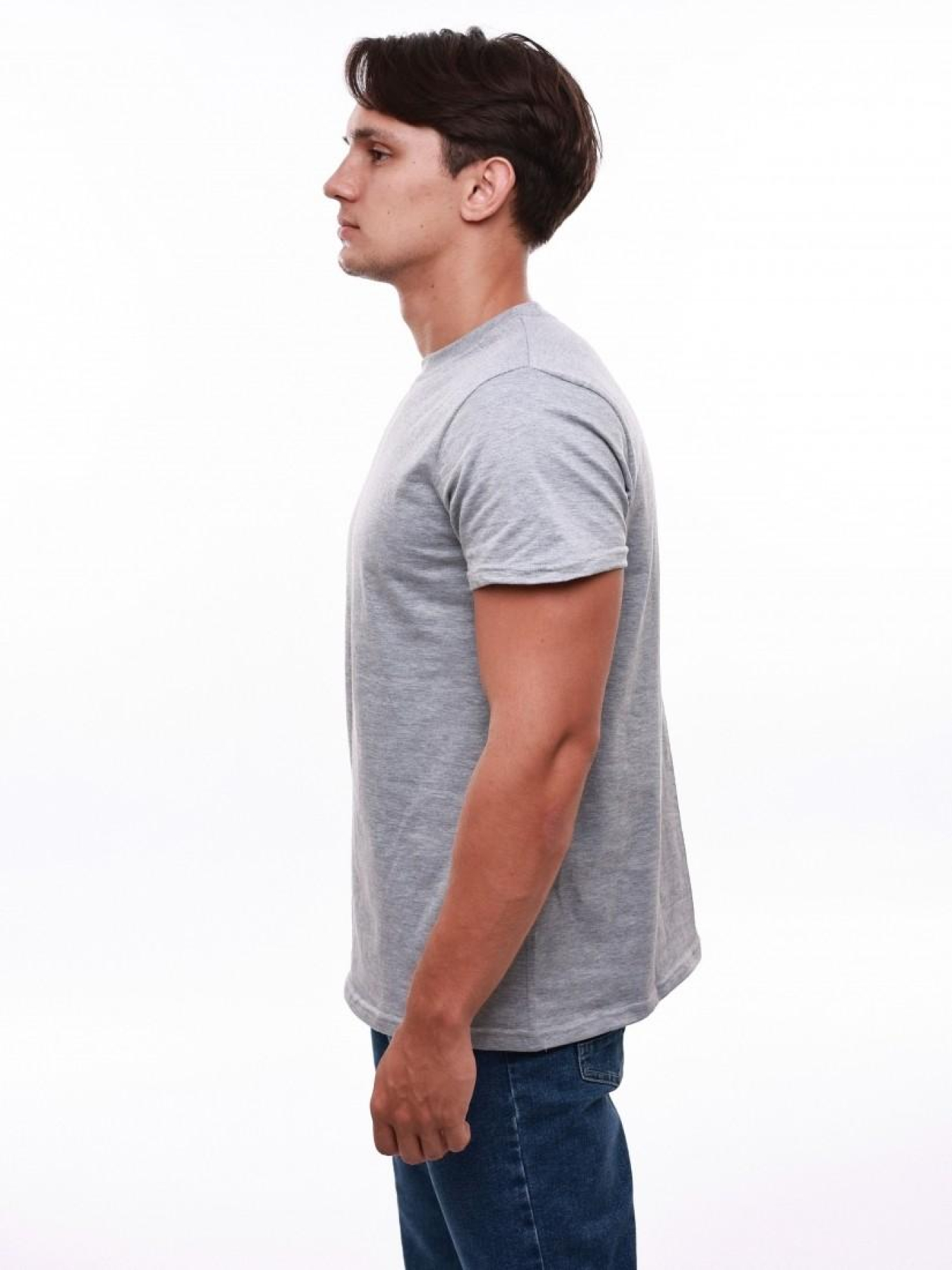 Футболка мужская Светло-серый STREAM модель 693695 Фото