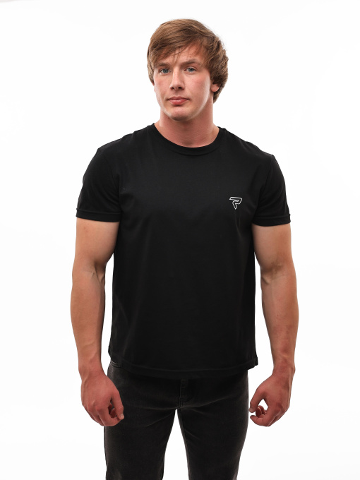 Футболка мужская Чёрный LUMO модель 702294 Фото