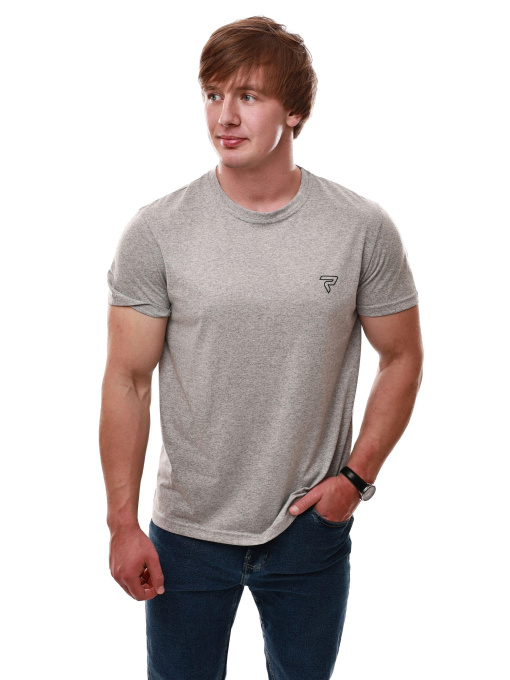 Футболка мужская Светло-серый LUMO модель 702296 Фото