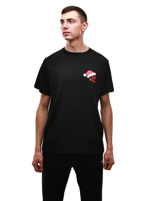 Футболка мужская Чёрный LUMO модель 696823 Фото