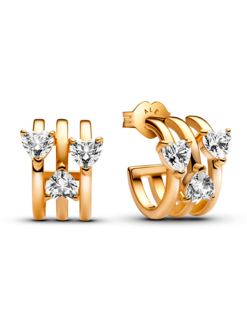 Серьги-гвоздики PANDORA Timeless модель 263656C01 Фото