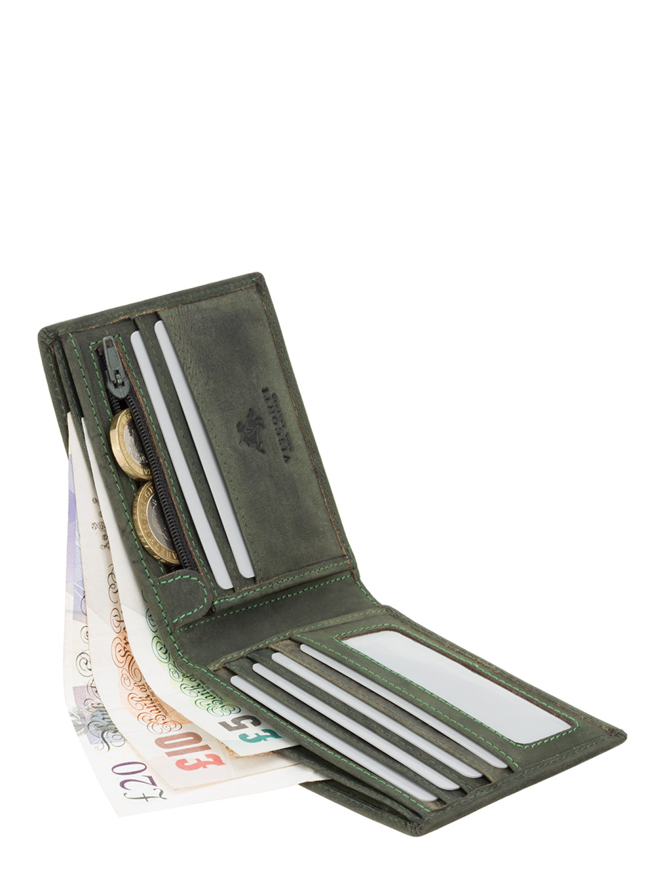 Гаманець модель 707 OIL GRN Фото