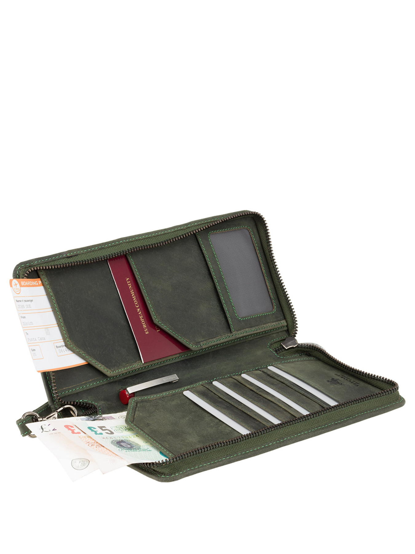 Портмоне Visconti Wing модель 728 OIL GRN Портмоне Visconti Wing модель 728 OIL GRN Фото