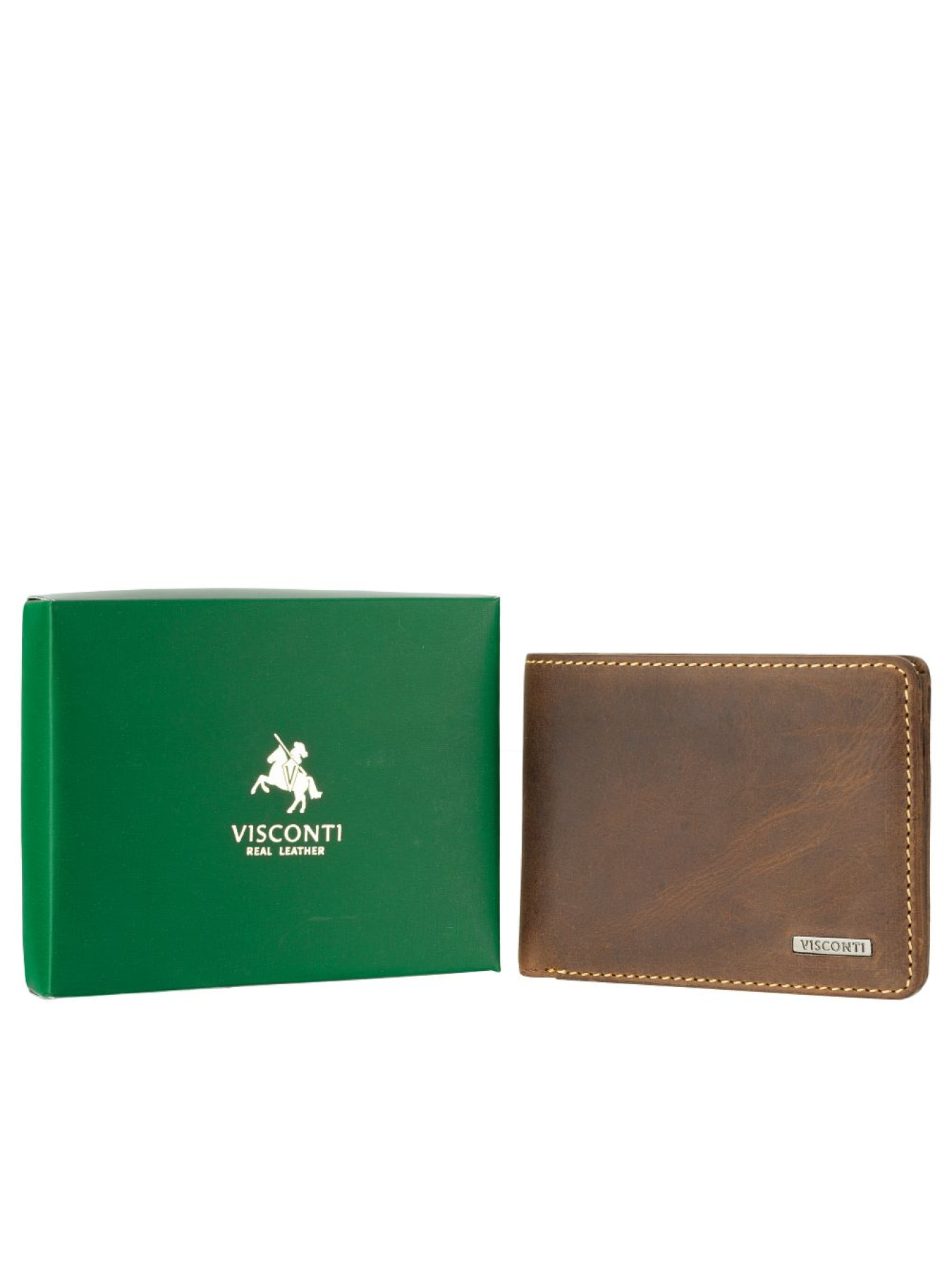 Гаманець Visconti Aldo модель ART50 SADDLE TAN Фото