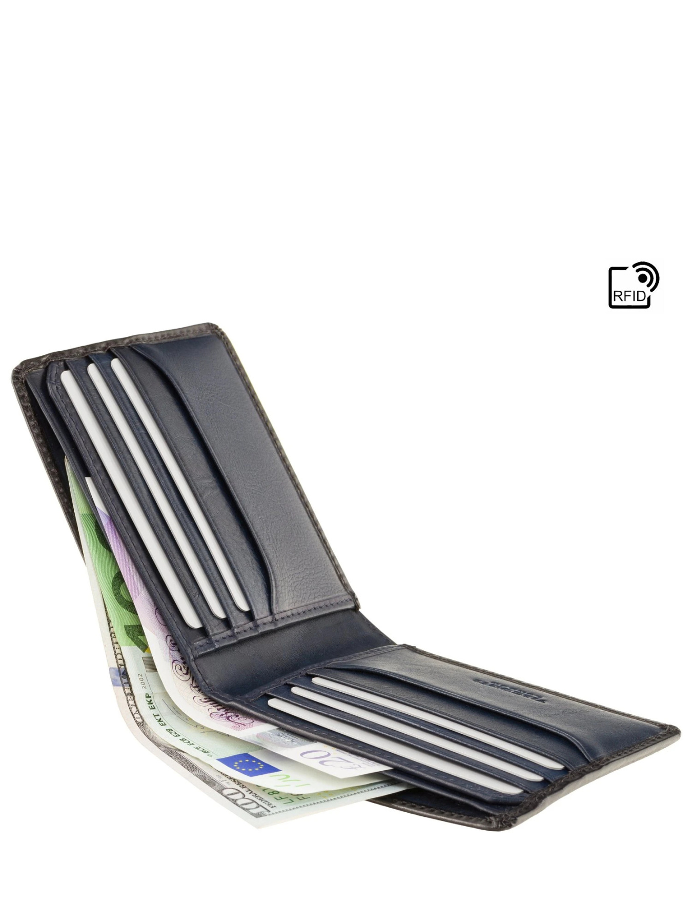 Гаманець Visconti Milo модель AT58 BLUE Фото